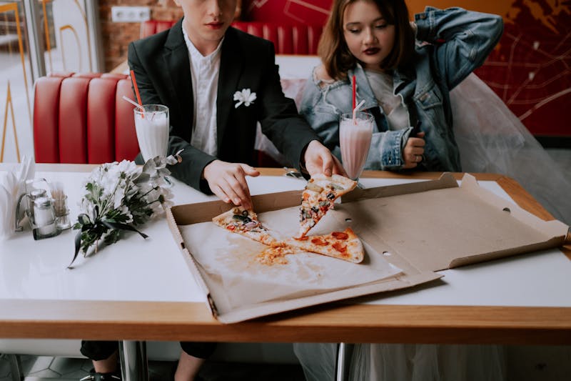 Dewey's pizza team in action